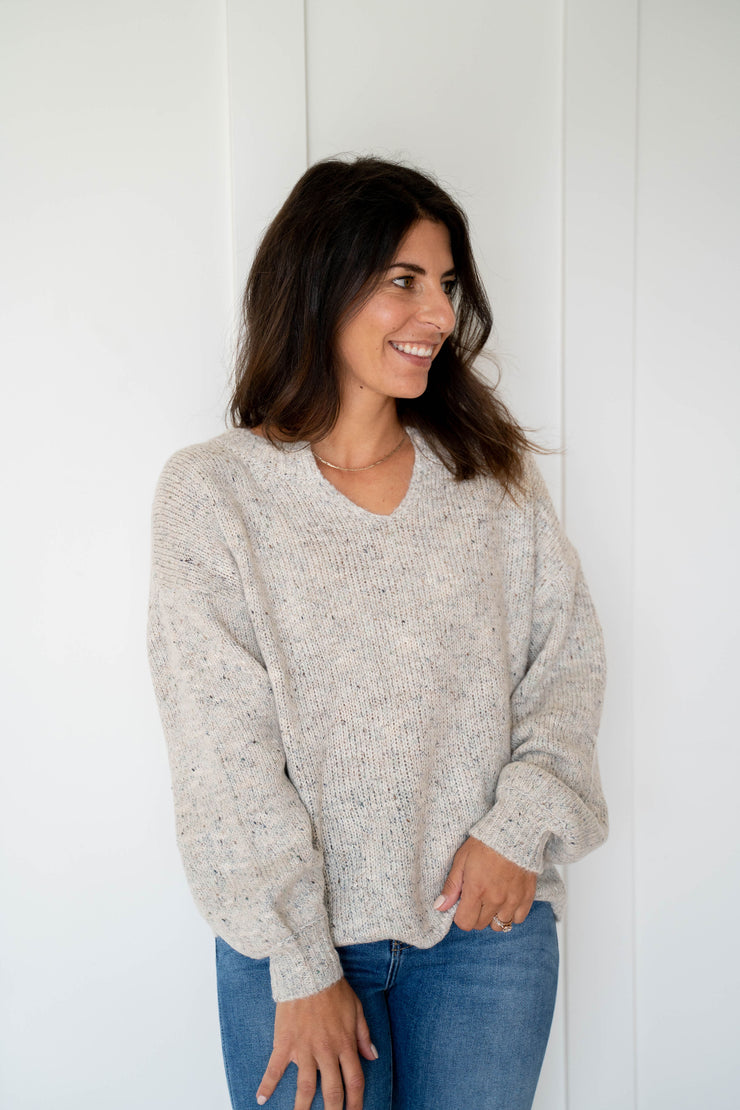 kensington speckled sweater