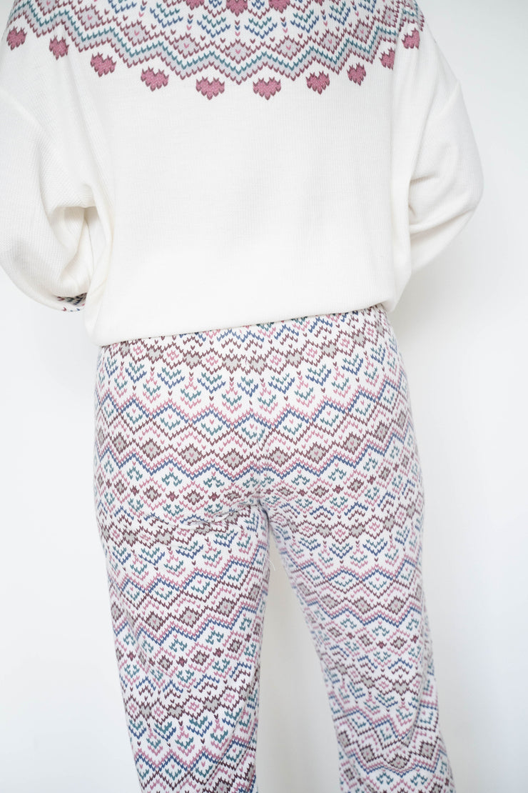 twilight fair isle joggers