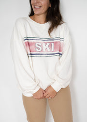 oversized ski sweatshirt