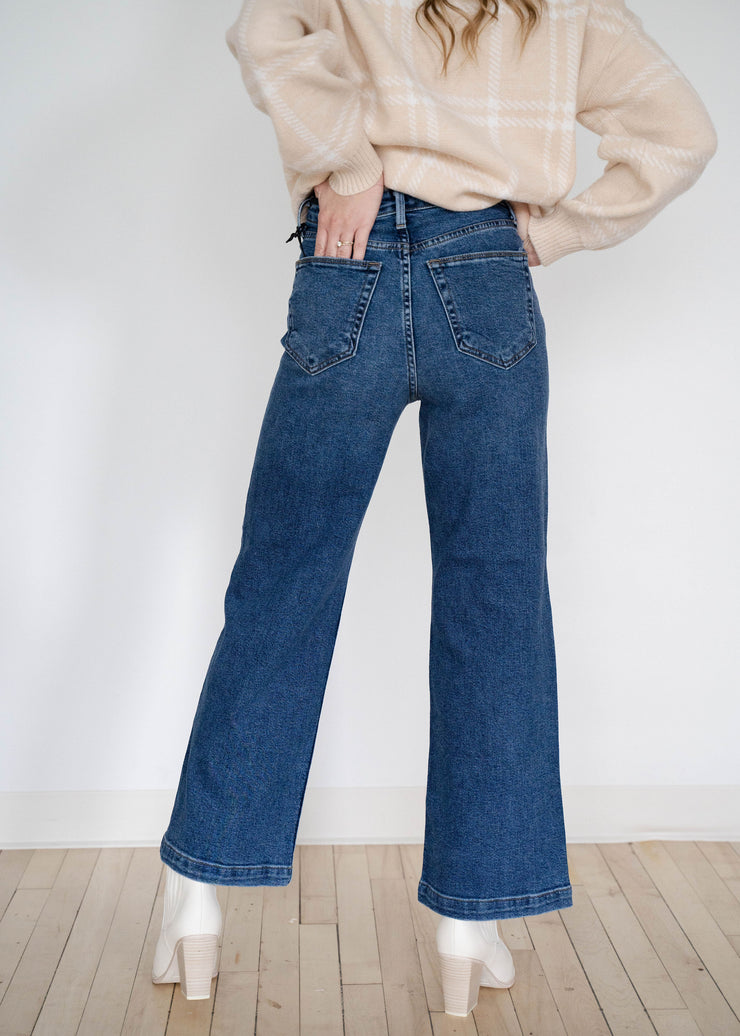 jillian patch pocket wide leg