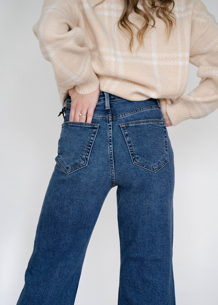 jillian patch pocket wide leg