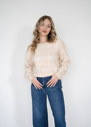 jolene plaid sweater