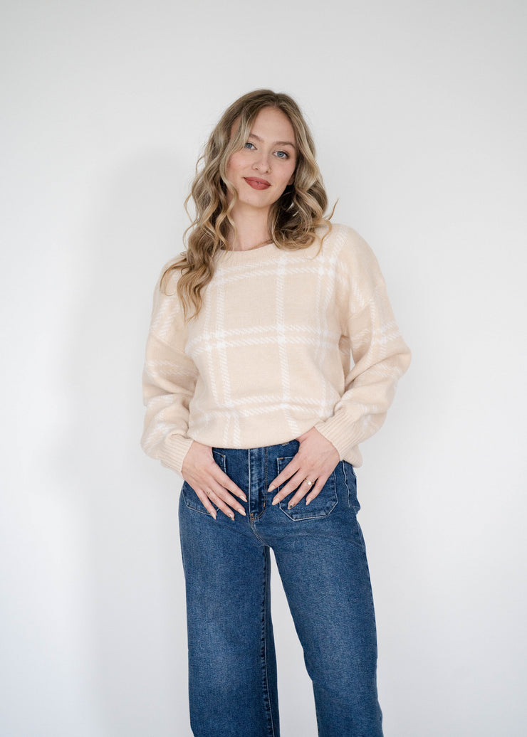 jolene plaid sweater