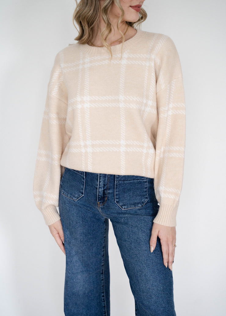 jolene plaid sweater