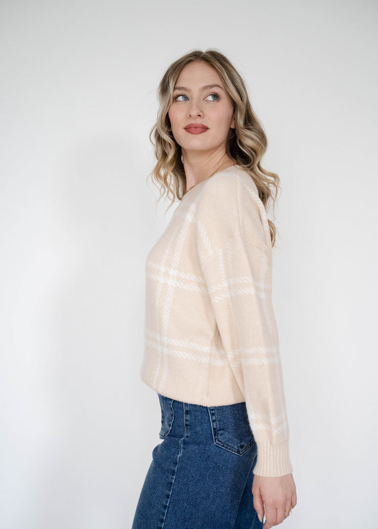 jolene plaid sweater