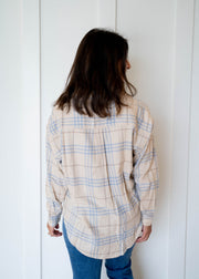 river plaid button up