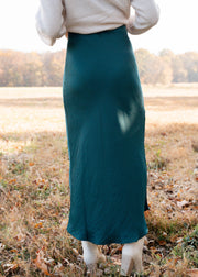 europa poly sheen skirt