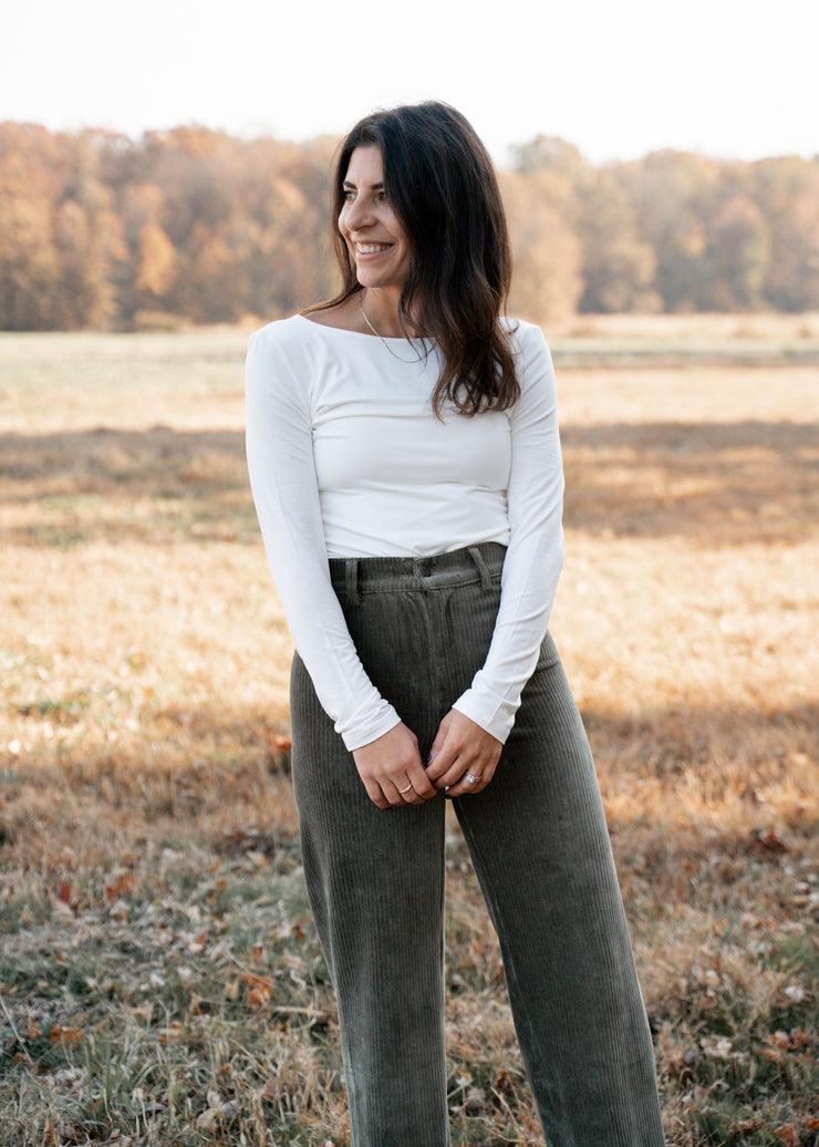 prospect knit cord pant