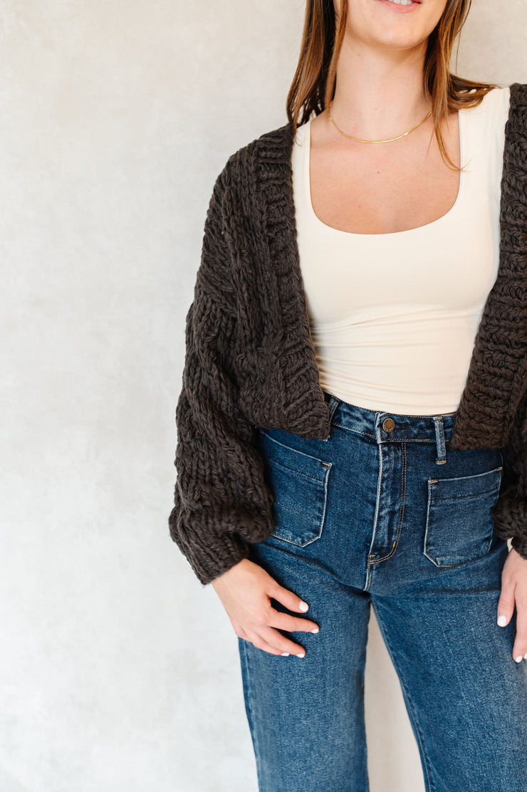 this + that chunky cardi