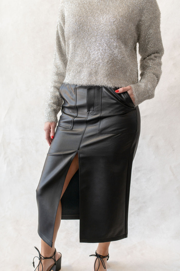 alice utility midi skirt