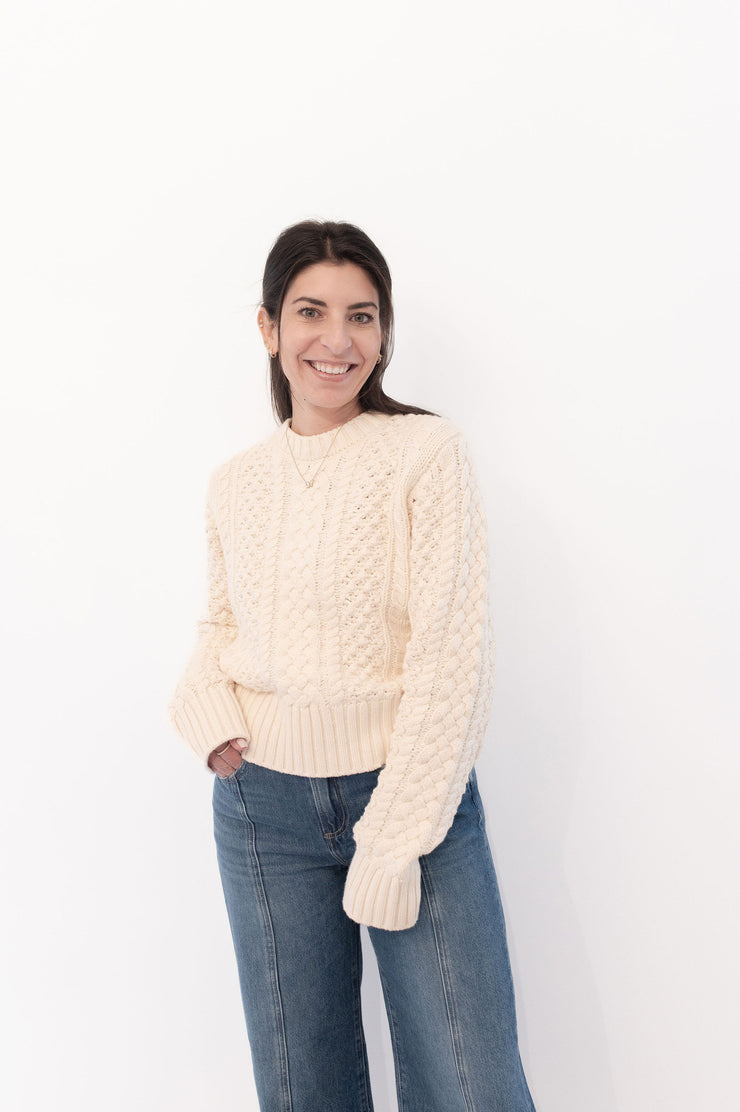 quinn fisherman sweater
