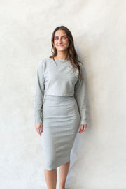 take a walk ribbed knit set