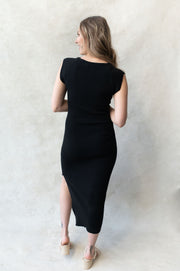 on my side ribbed sweater dress