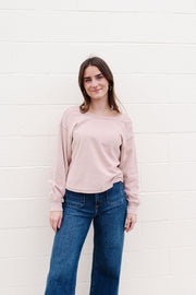 reversible twist sweatshirt