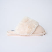 furry slide slippers