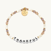 letter bead bracelet | neutrals