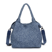 sky's the limit medium woven tote