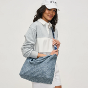 sky's the limit medium woven tote