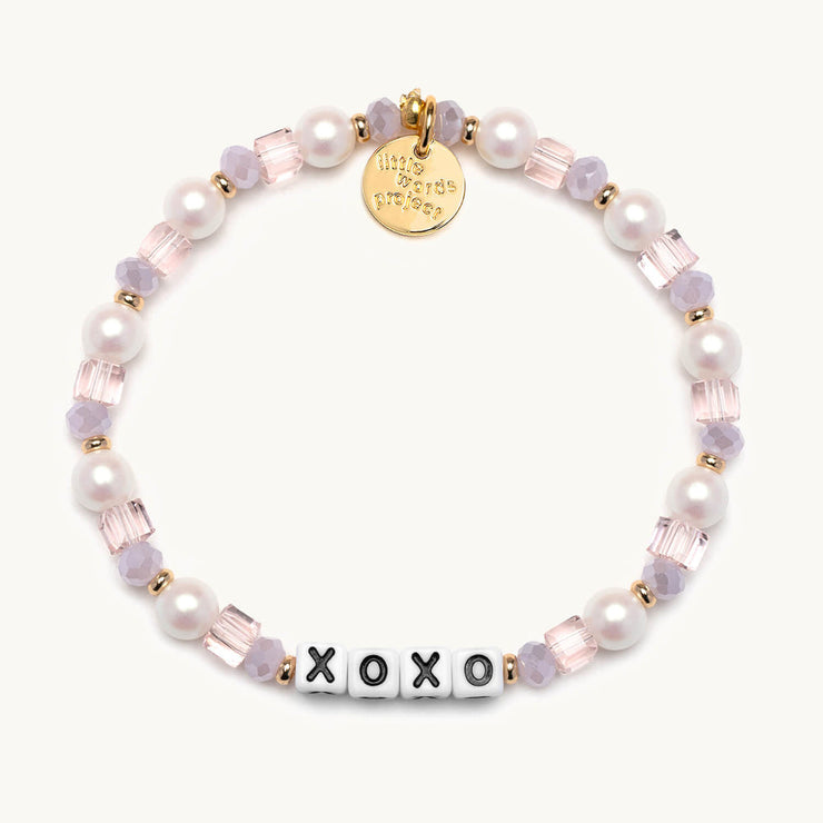 letter bead bracelet | xoxo