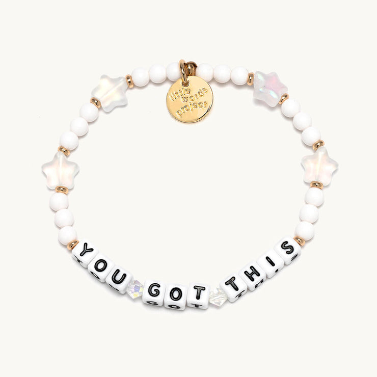 letter bead bracelet | you got this