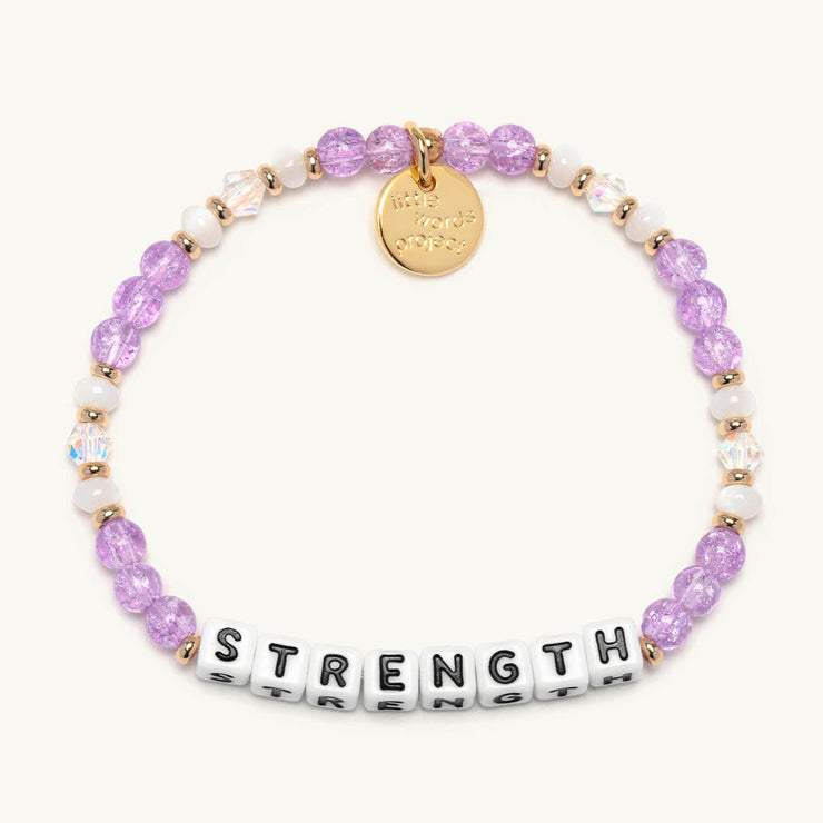 letter bead bracelet | strength