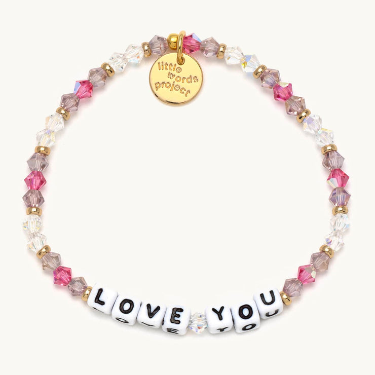 letter bead bracelet | love you