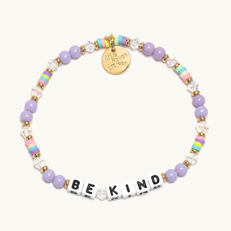 letter bead bracelet | be kind