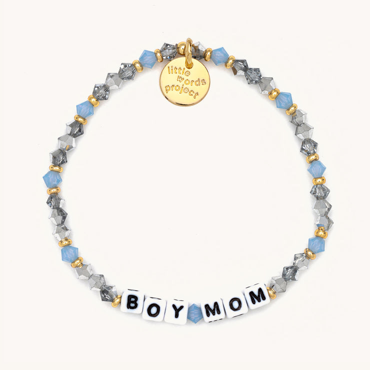 letter bead bracelet | boy mom