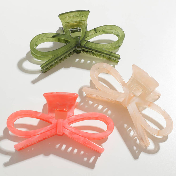 remi spring bow claw clip