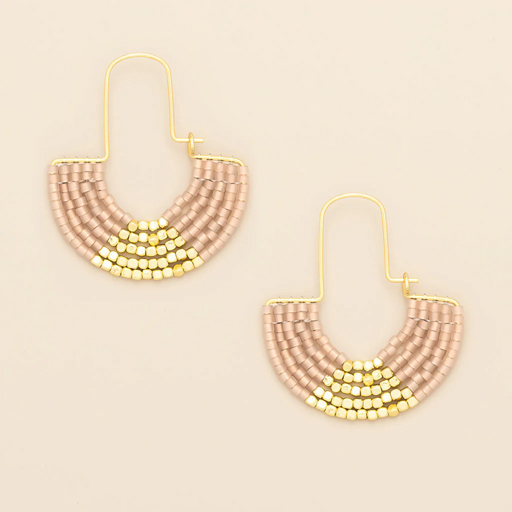 chromacolor miyuki u hoop | blush + gold