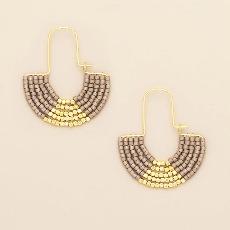 chromacolor miyuki u hoop | pewter + gold
