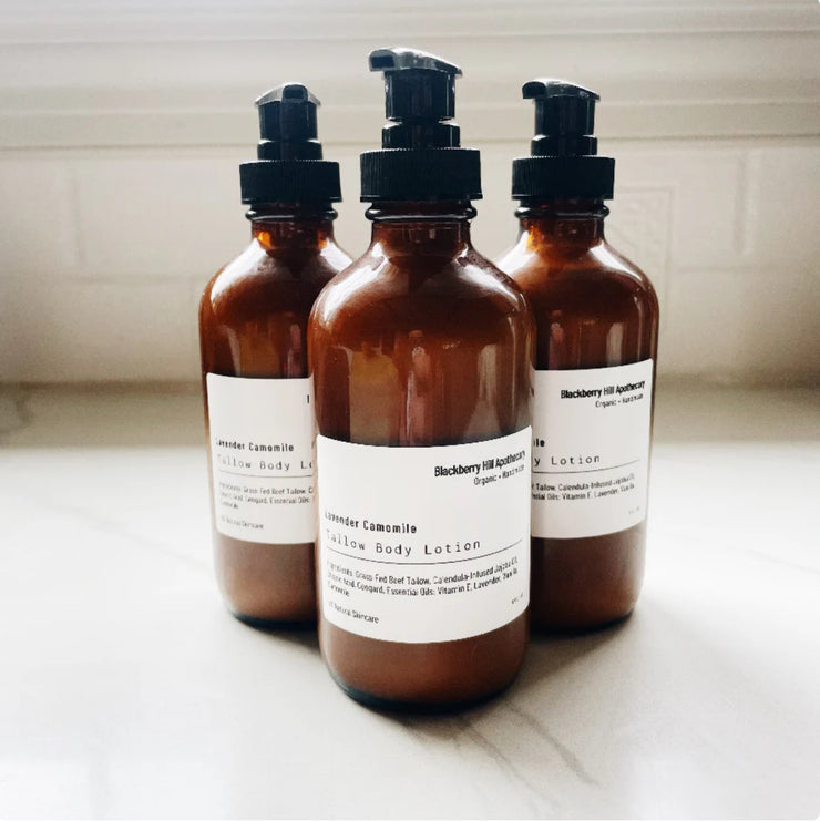 tallow body lotion 8oz | lavender sky