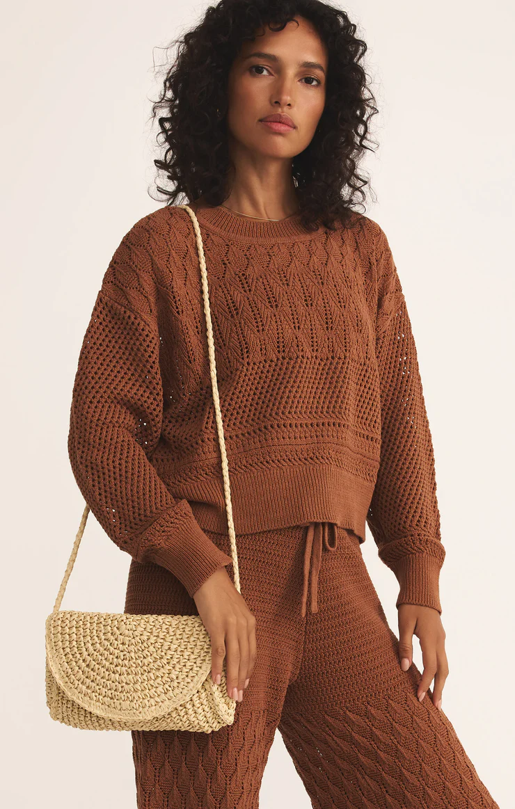 sand dollar mini straw bag | natural