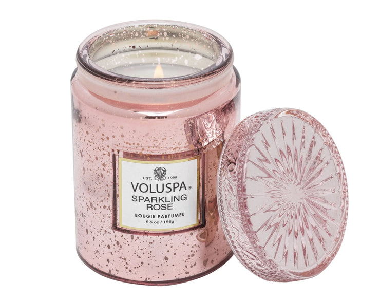 small jar candle | sparkling rose