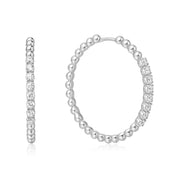 claw sphere beaded hoop
