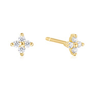 four petal stud earrings