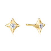 sparkling star stud earrings
