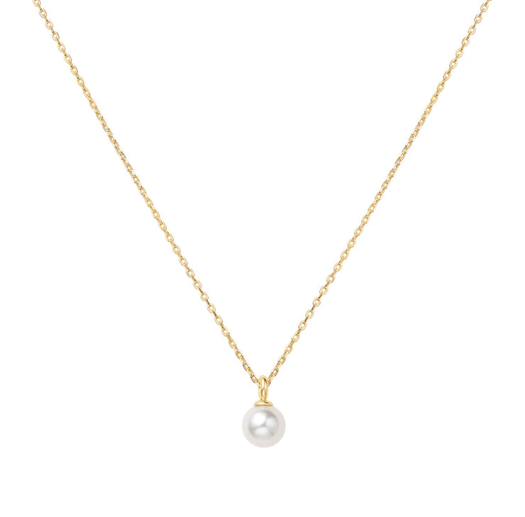 pearl drop pendant necklace