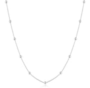 beaded chain necklace