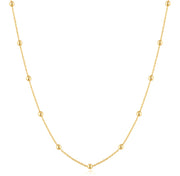 beaded chain necklace