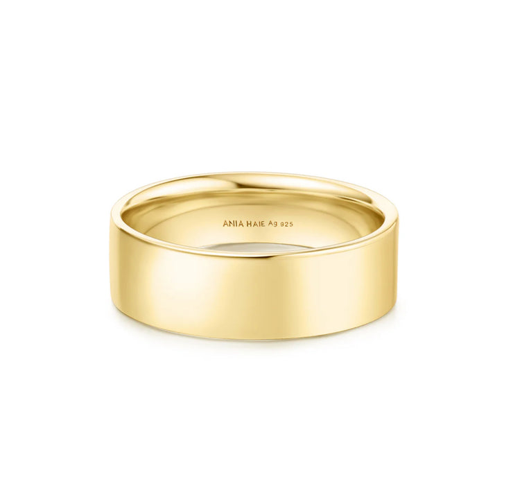 6mm smooth band | gold