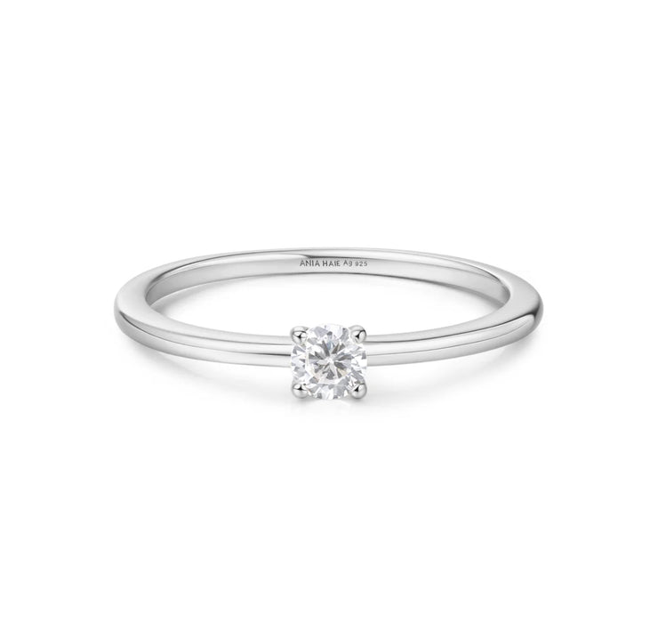 classic slim stacking ring | silver