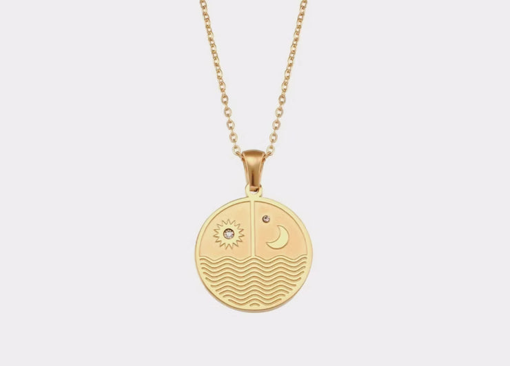 trust the tide necklace