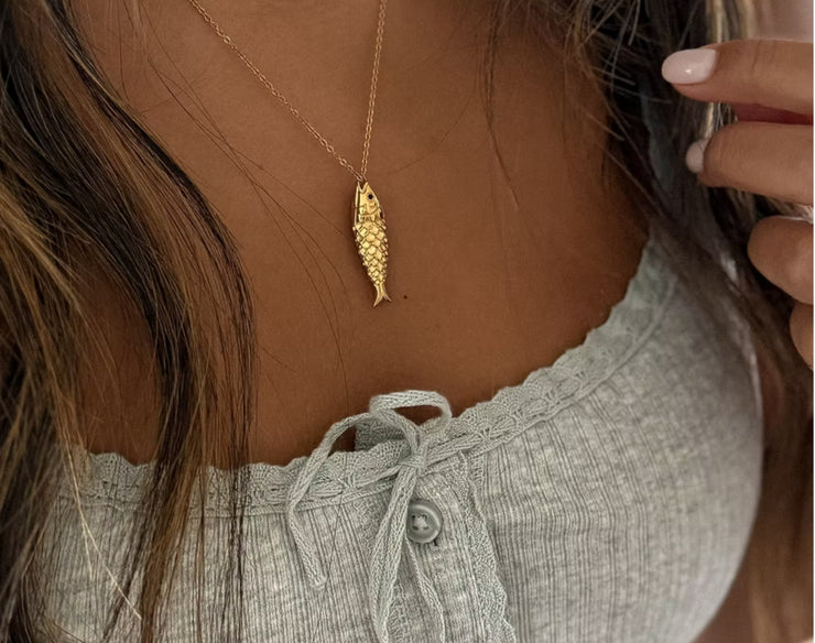 the little fish necklace