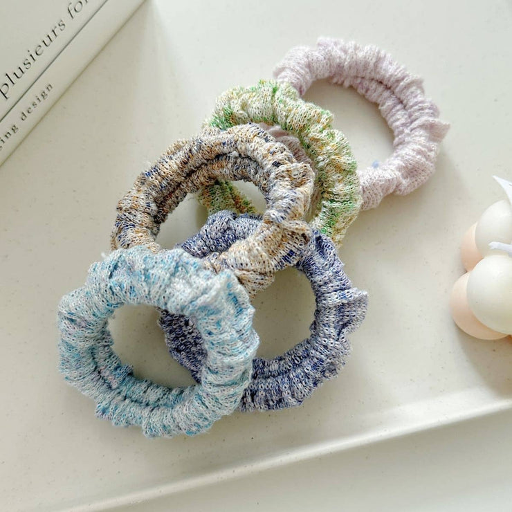 knit crochet seamless hair tie