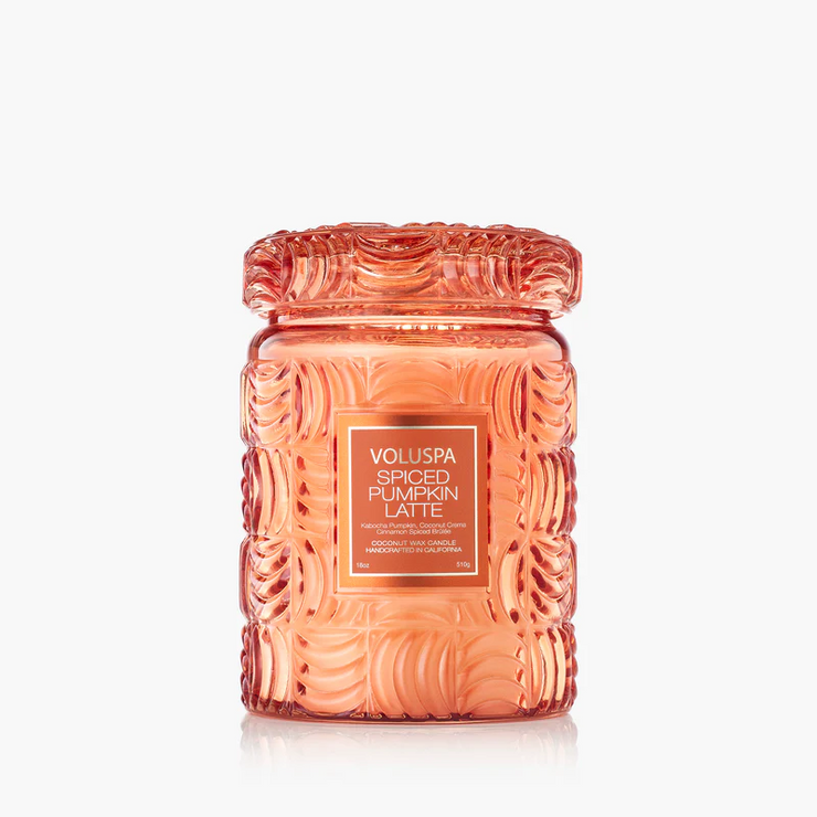 large jar candle | spiced pumpkin latte
