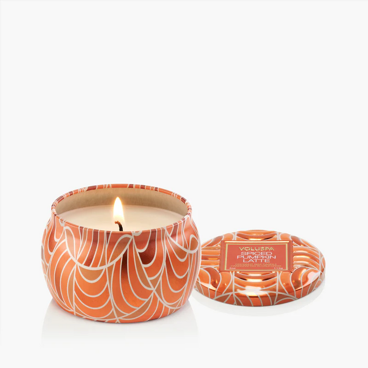 mini tin candle | spiced pumpkin latte