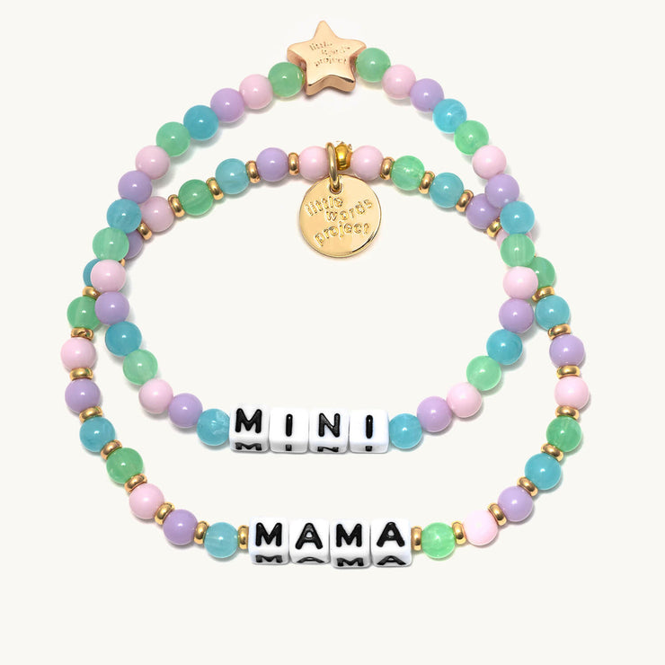 letter bead bracelet | mama + me
