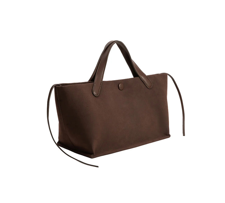jill suede tote bag
