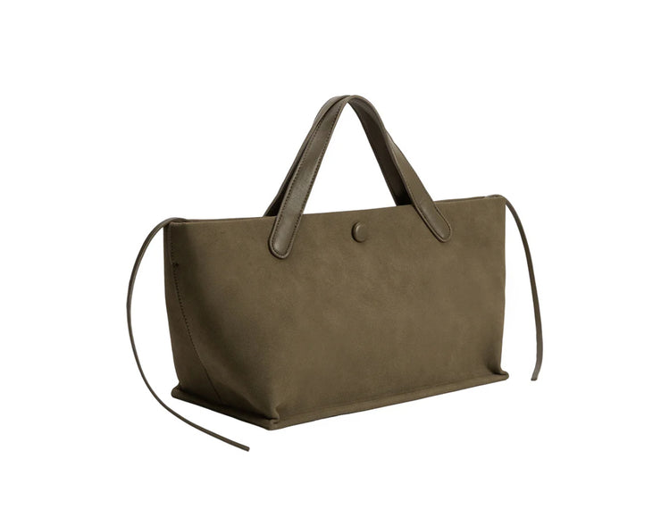 jill suede tote bag